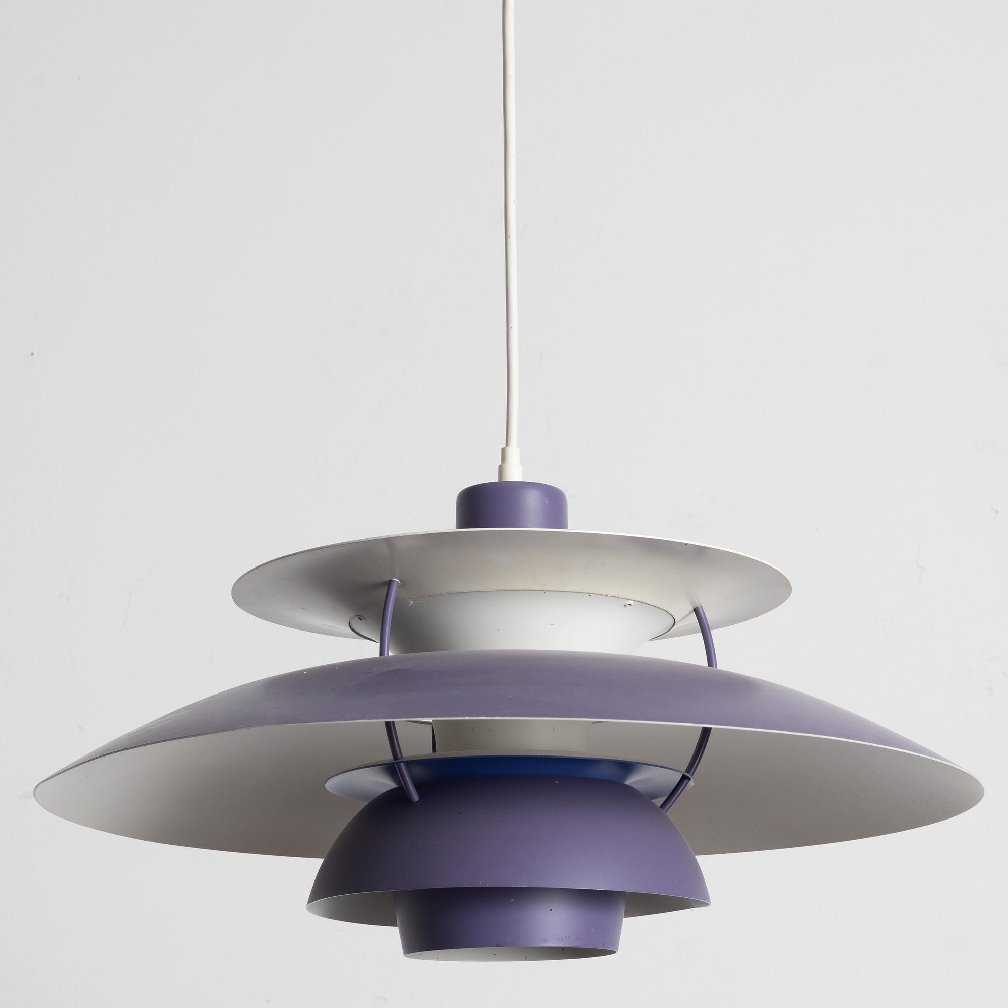 Poul Henningsen, Taklampa "PH 5", Louis Poulsen, Danmark.