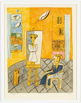 Madeleine Pyk, lithograph in colours, signed 3513/5000.