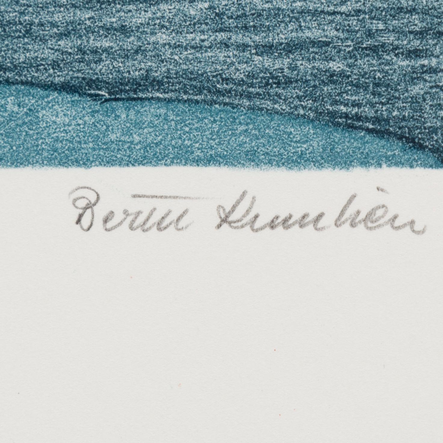 BERTIL KUMLIEN, litografier, 4 st, signerade och numrerade 68/175, 1989.