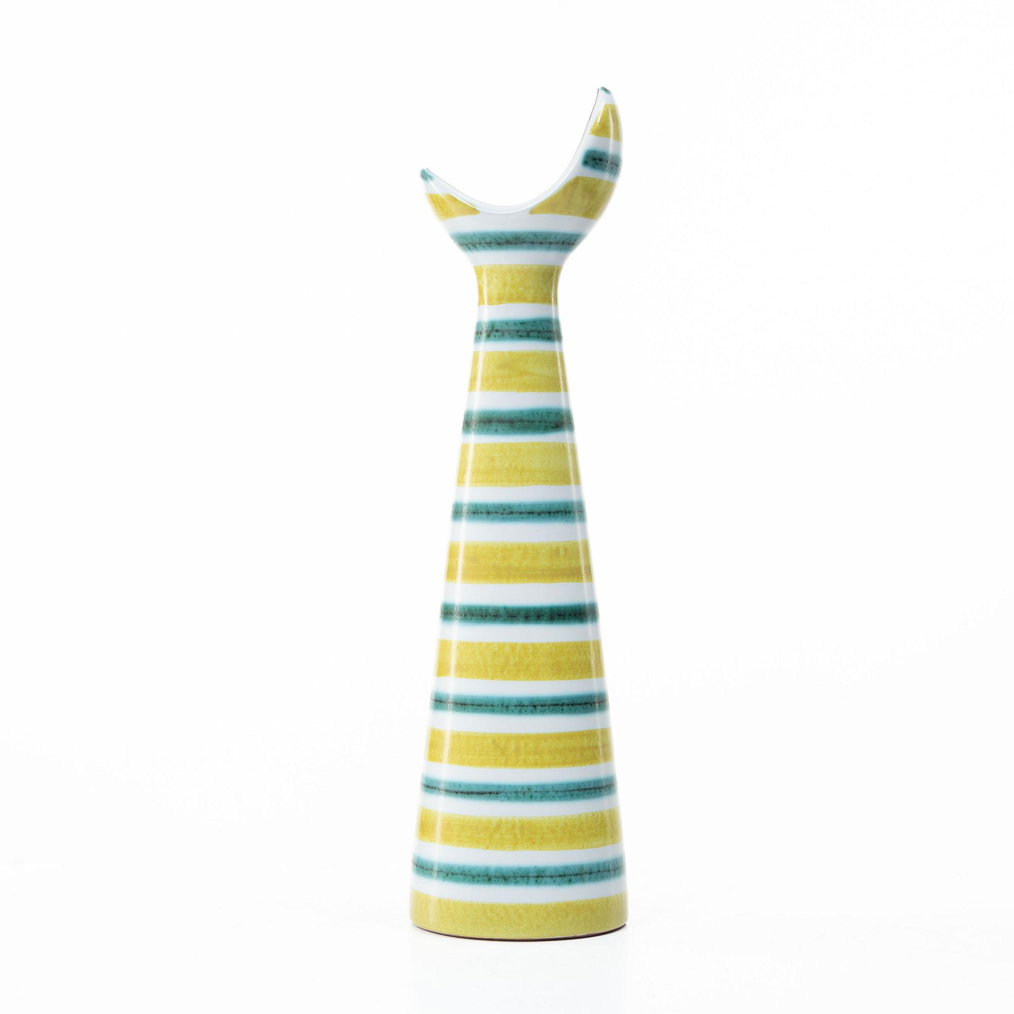 Stig Lindberg, Vase, faience, Gustavsbergs studio.