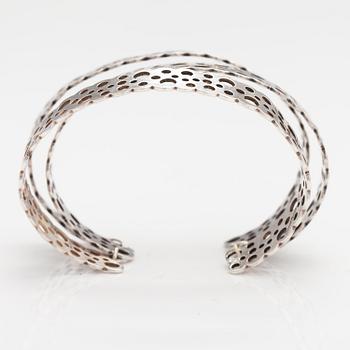 Liisa Vitali, A stelring silver bracelet "Pitsi". Westerback, Helsinki 1973.