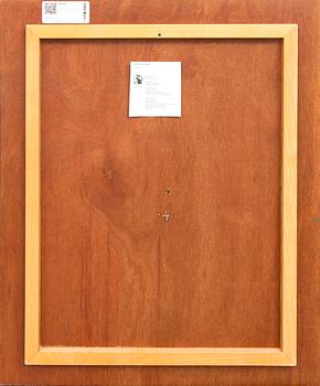 Lennart Aschenbrenner, a signed and numbered bronze and serigraph on wood.