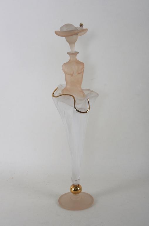 SKULPTUR, glas. Design Tamaian, Ion Art. Transsylvanien, sign.