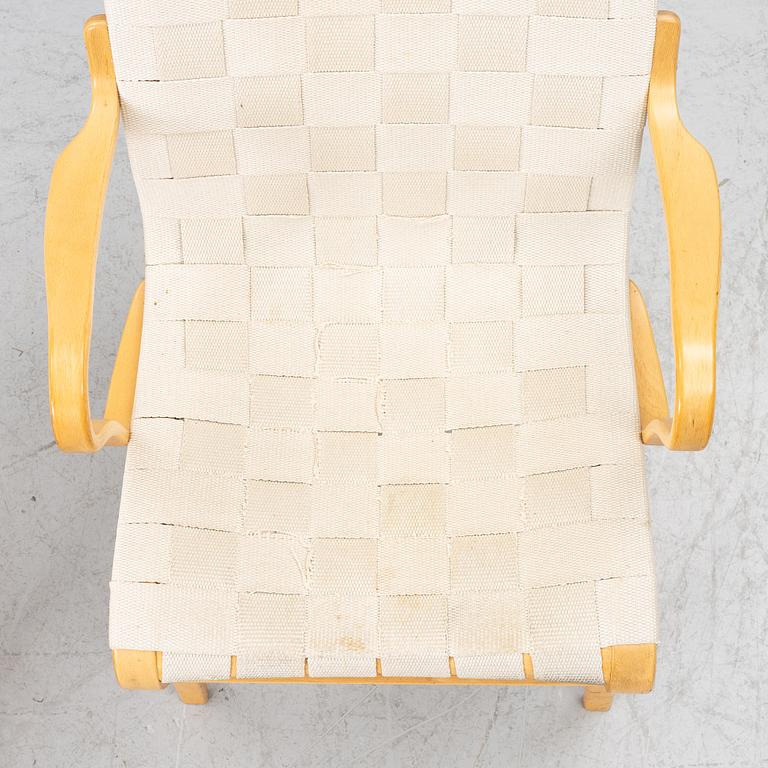 Bruno Mathsson, Armchairs, a pair, "Mina", Mathsson International AB, Värnamo, 1993 & 1996.