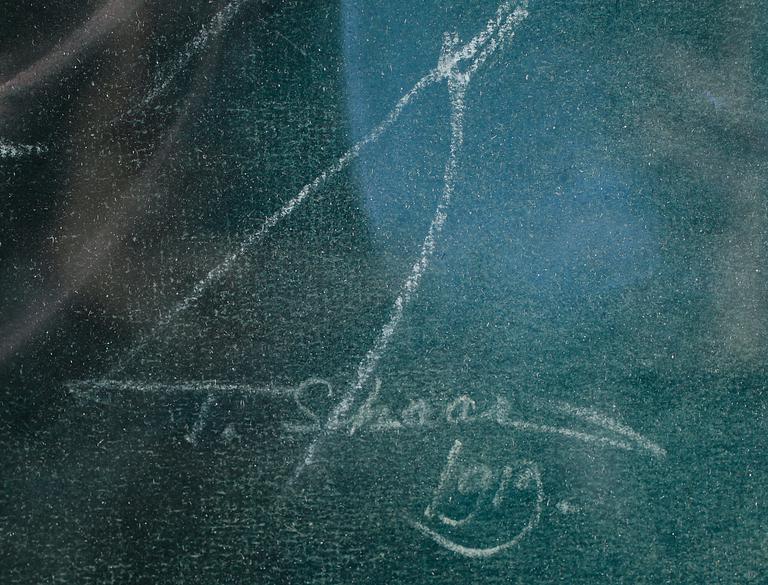 OKÄND KONSTNÄR, pastell, signerad T Schaar och daterad 1919.