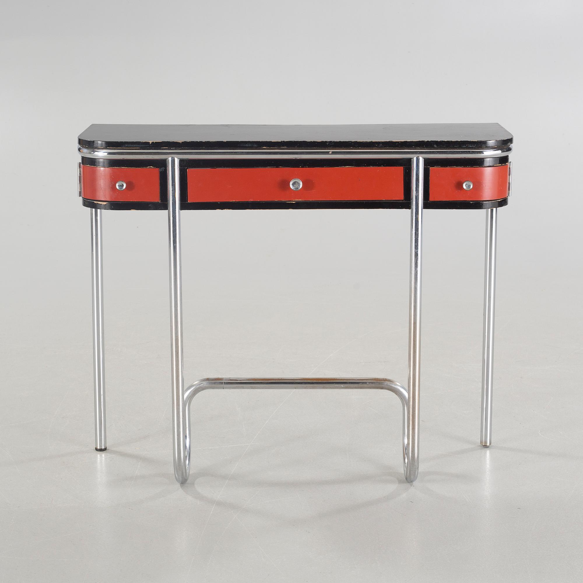 A sideboard by DS Stål-Möbler in Malmö, Sweden from the second quarter of the 20th century.