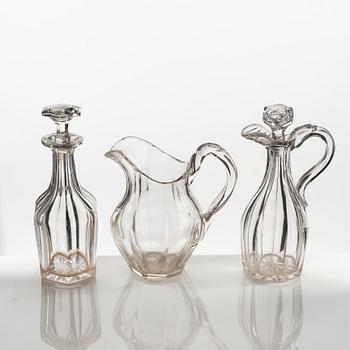 A Baccarat glass service, 147 pieces. France, early 20th Century.