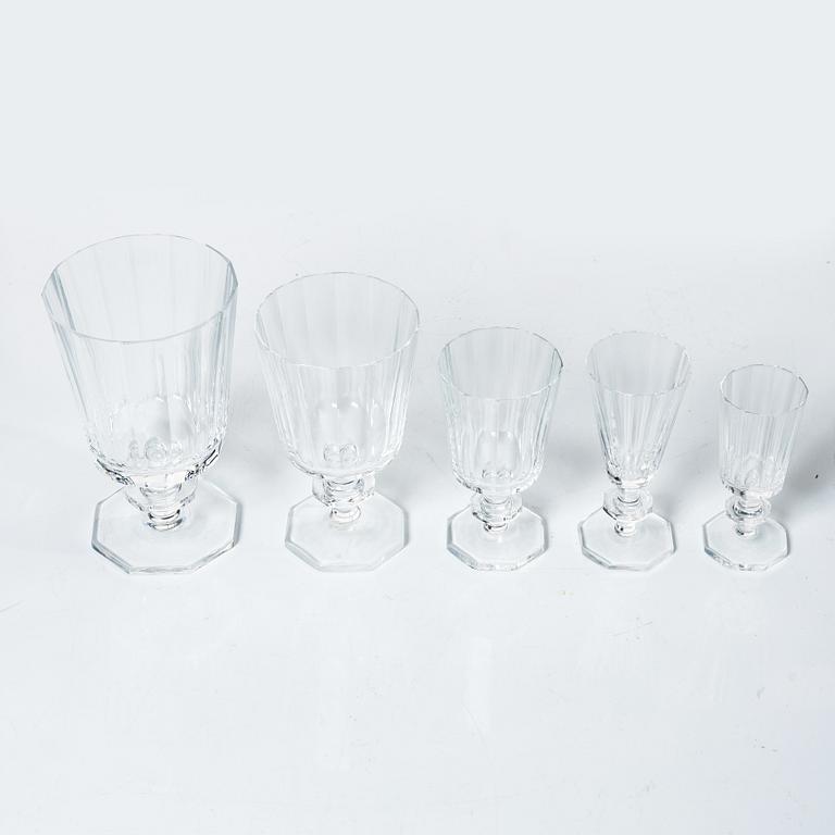 Elis Bergh, glasservis, "Karlberg", Kosta Boda, 1900-tal,  77 delar.