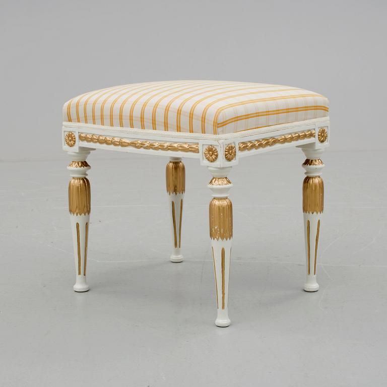 TABURETT, sengustaviansk, 1700-talets slut.