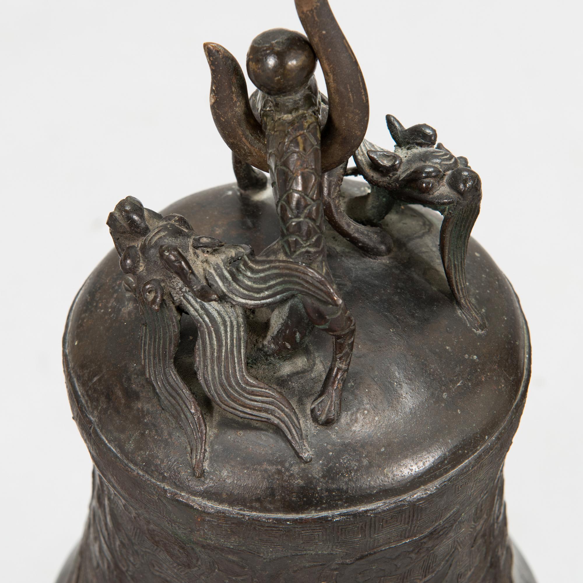 Temppelikello, pronssi, Ming-dynastia (1368-1644).
