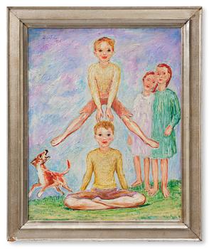 Nils von Dardel, "Hoppa bock".