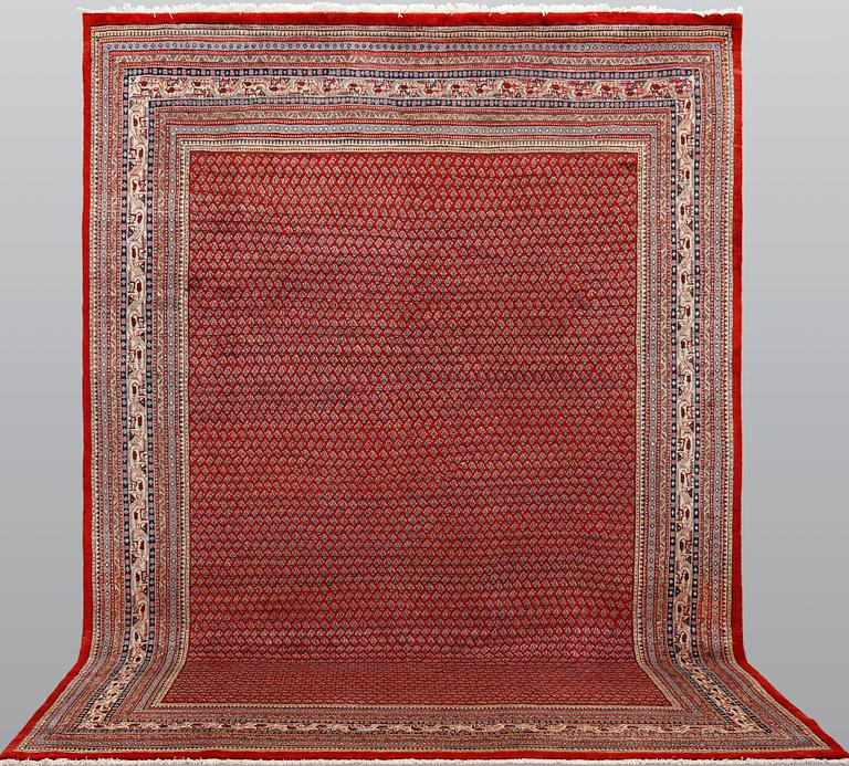 A carpet, Sarouk - Mir, ca 380 x 274 cm.