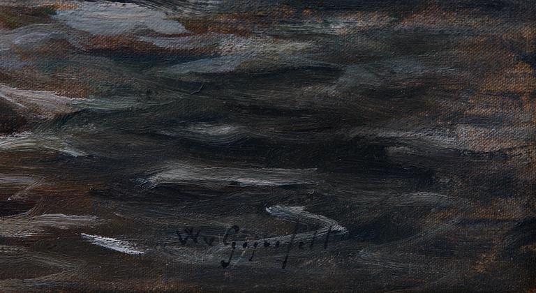 WILHELM von GEGERFELT, olja på duk, sign.