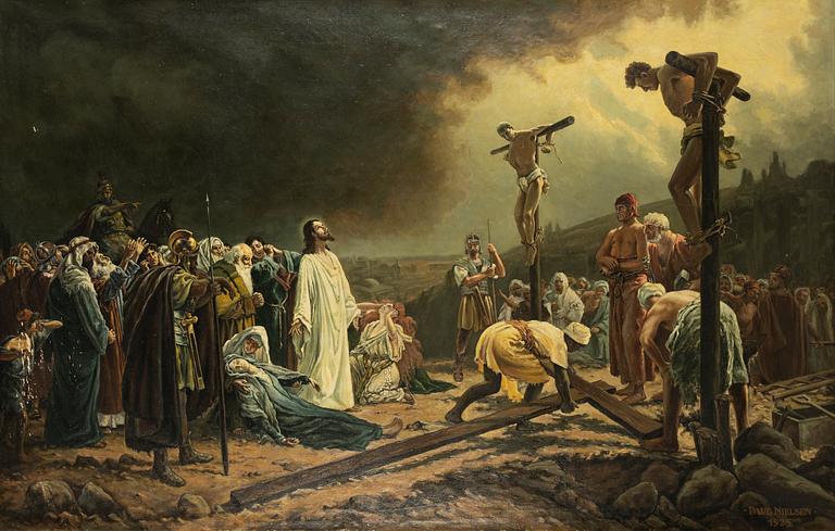 Paul Nielsen, oil on canvas, signed and dated 1925.