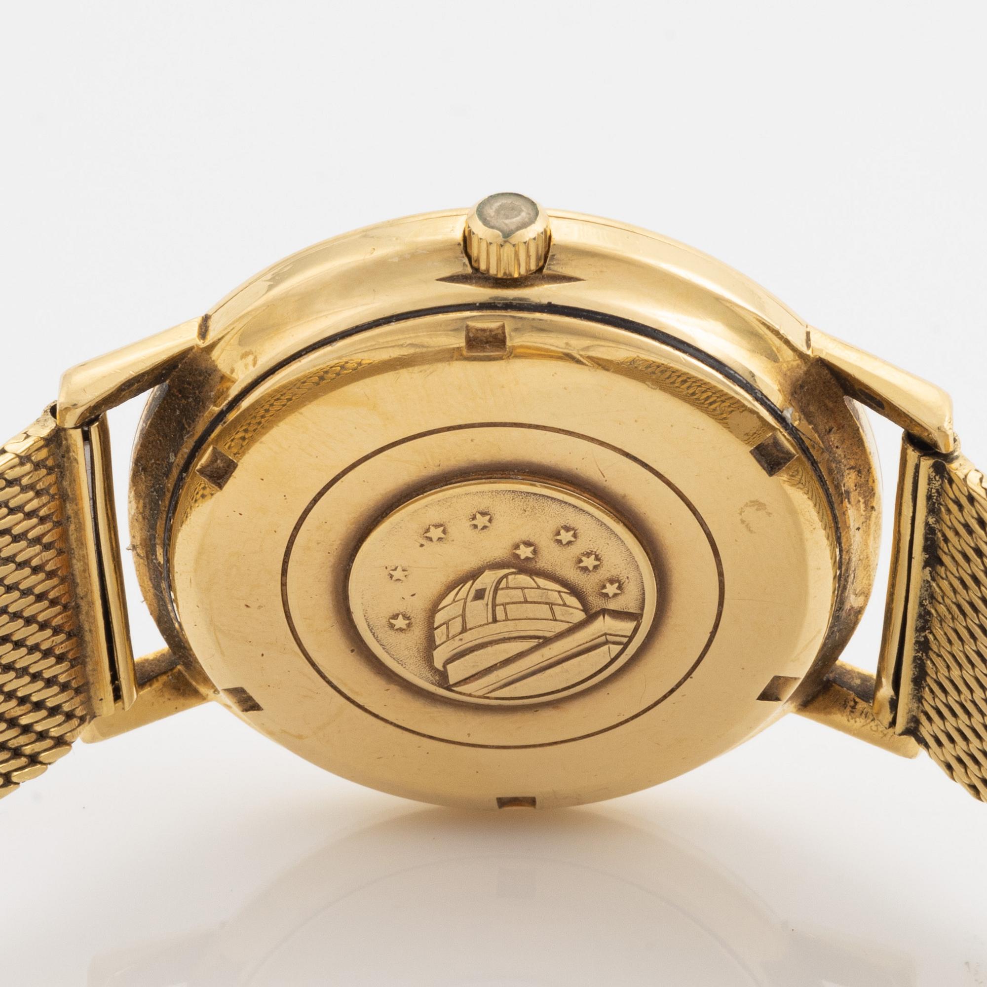 Omega, Constellation, Chronometer, "Pie-Pan", wristwatch, 34 mm.