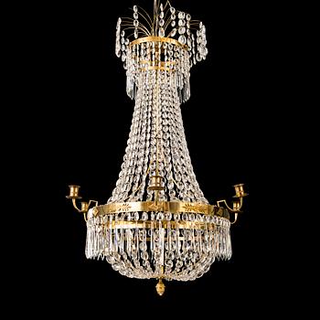 An early 19th century chandelier.