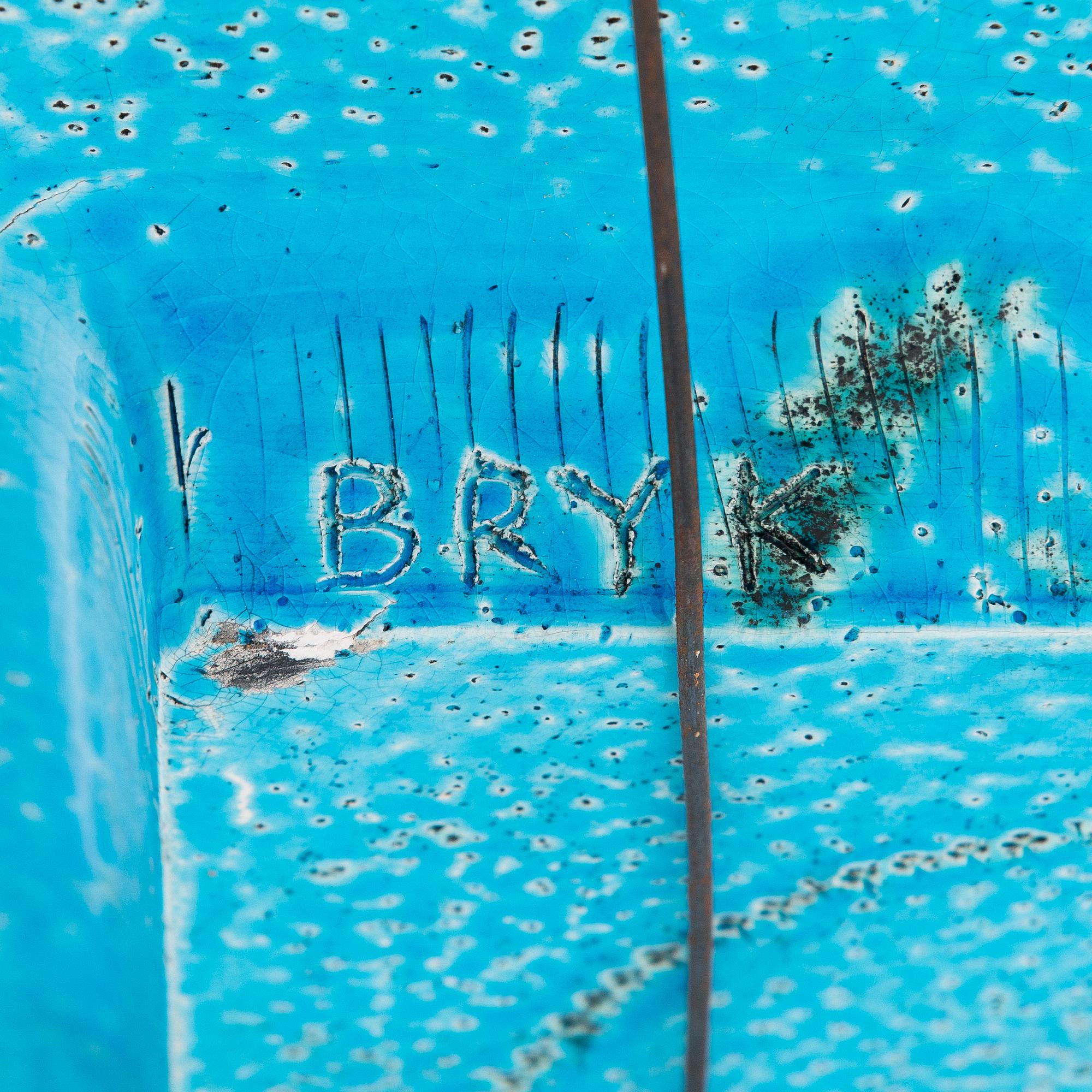 Rut Bryk, relief, stengods, signerad BRYK.