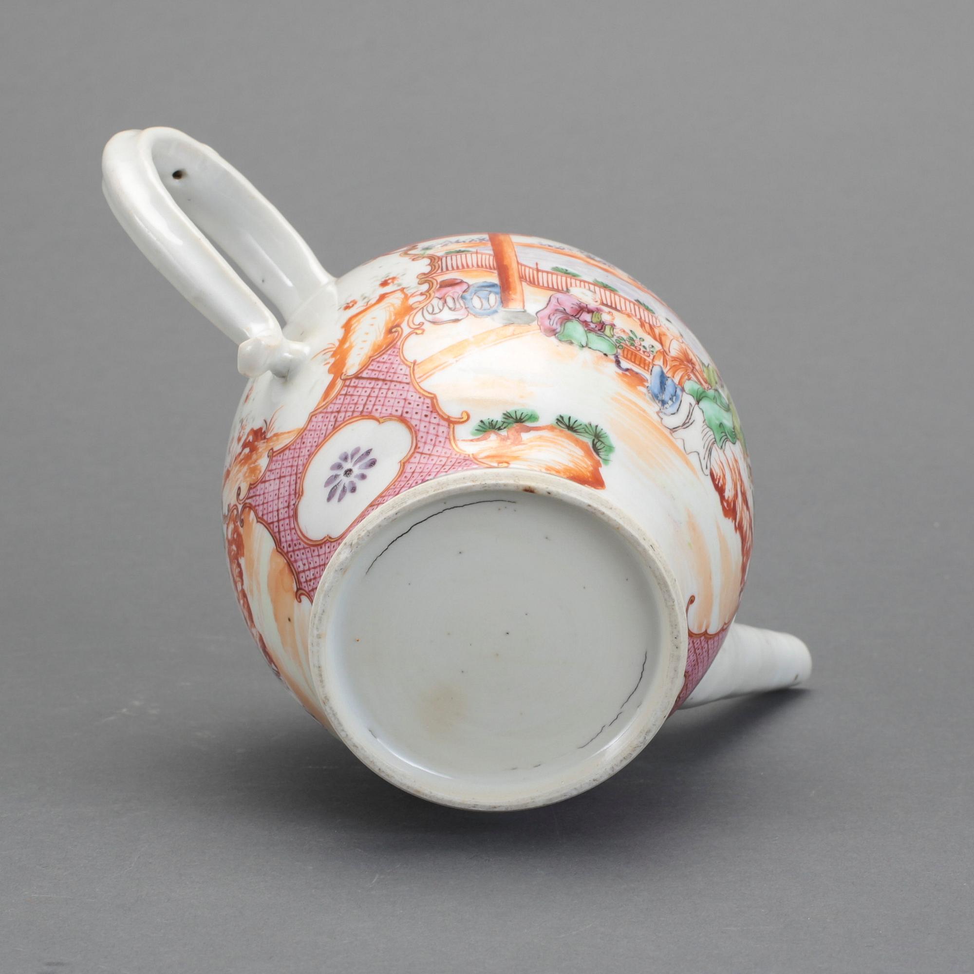 TEKANNA, porslin, Kina, 1700-tal.