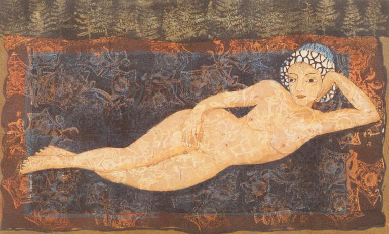 KIRSI NEUVONEN, etching, signed and dated -95, numbered 4/95.