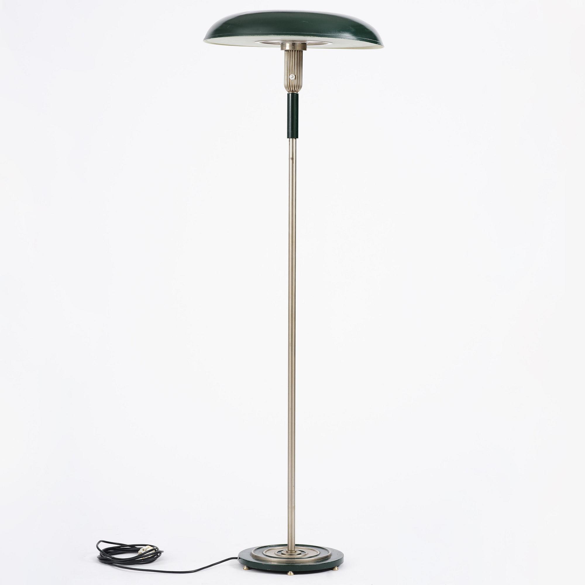 Harald Notini, a floor lamp, Arvid Böhlmarks Lampfabrik, Stockholm, 1930s.