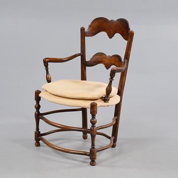 KARMSTOL, shaker-modell, 1800/1900-tal.