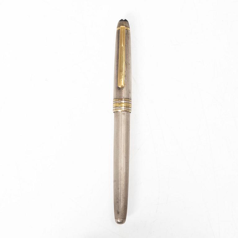 A silver Montblanc pen, pre-1991.