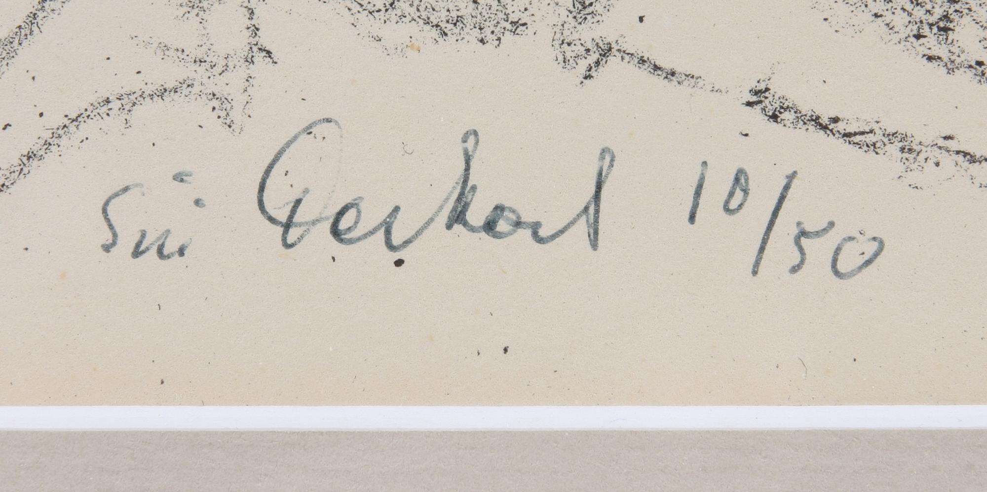 SIRI DERKERT, litografier, 2 st, sign.