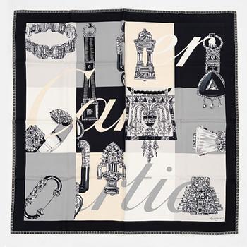 Cartier, a silk scarf.