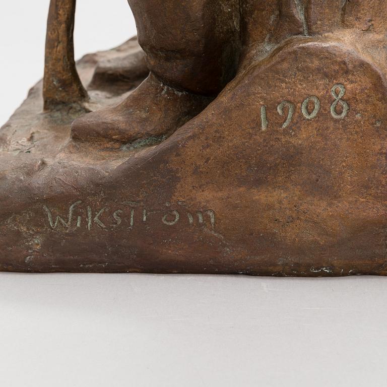 Emil Wikström, Sittande man med hacka.