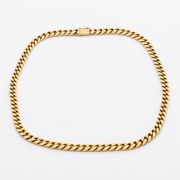 HALSKEDJA 18k guld vikt 114 gram.