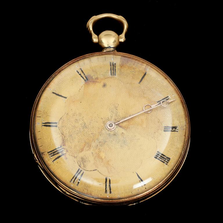 HERRFICKUR, 14k guld, Frankrike, omkring år 1900.