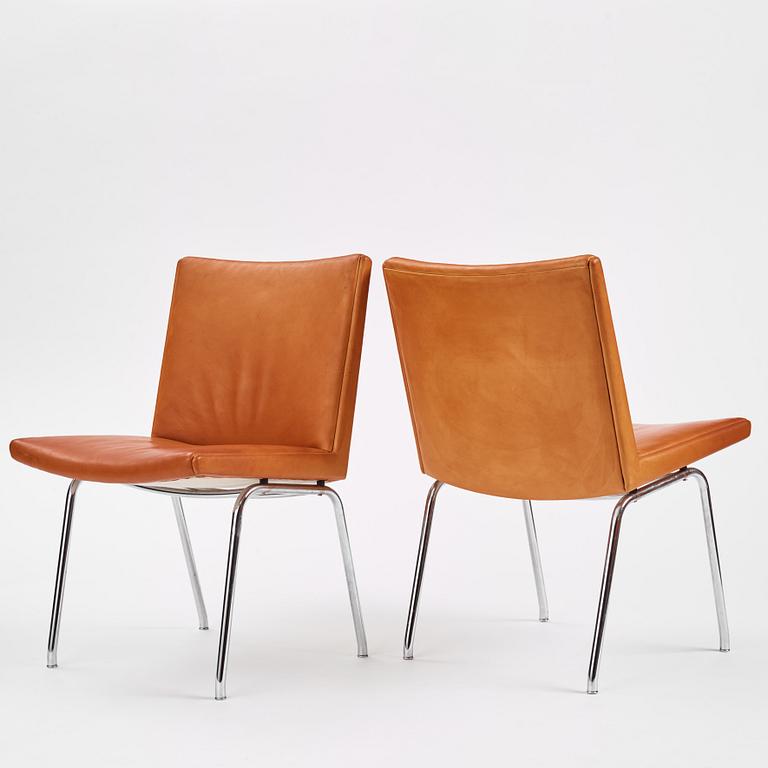 Hans J. Wegner, a set of six 'AP 40' chairs, AP Stolen, Denmark, 1960s/70s. Provenance Sven Lundh.