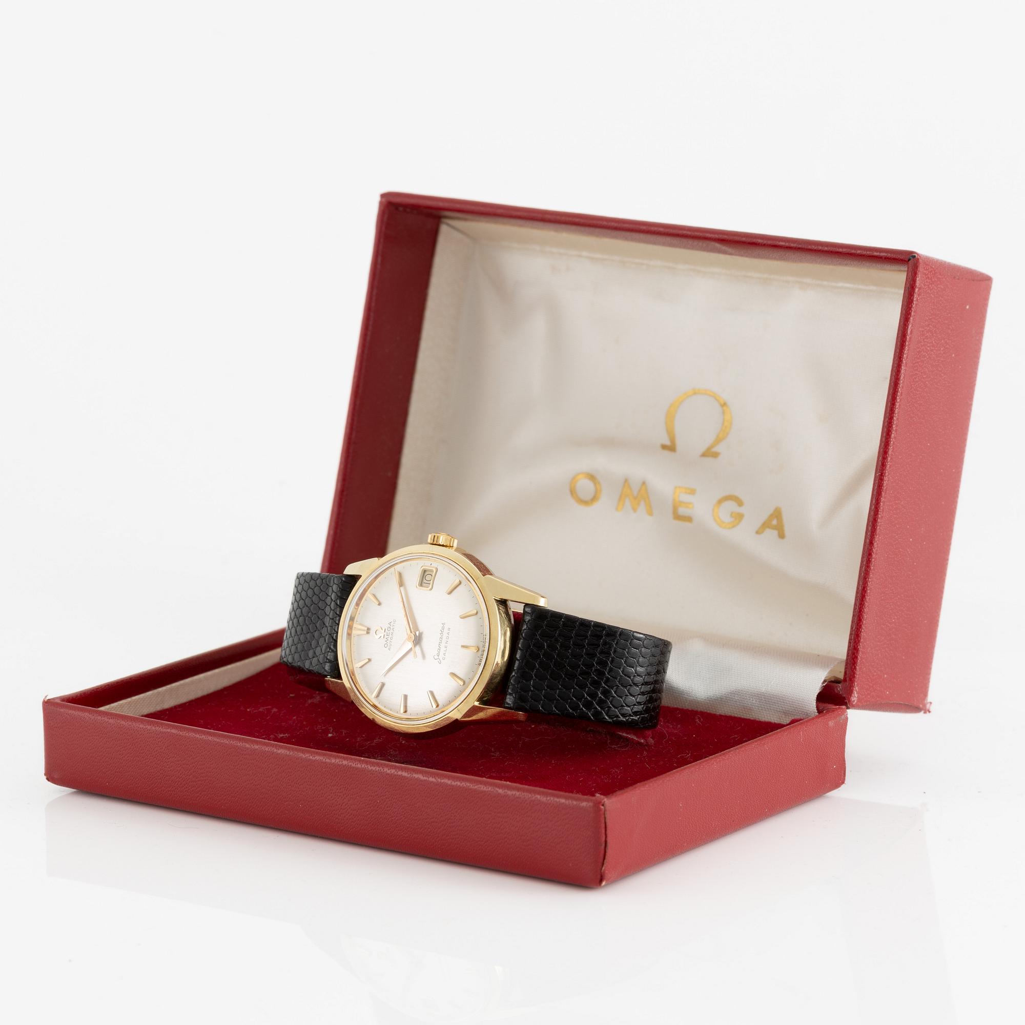 Omega, Seamaster Calendar, armbandsur, 34 mm.