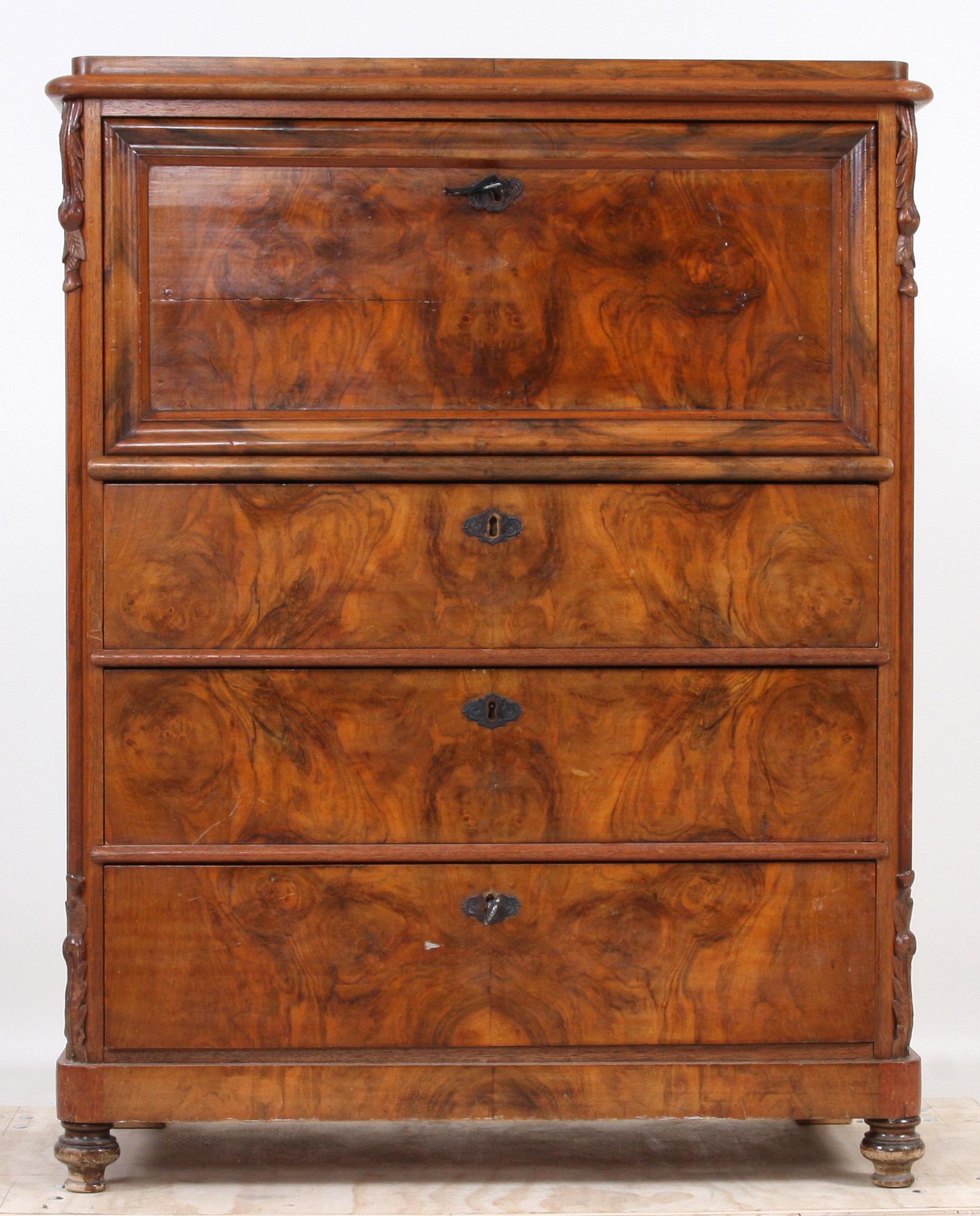 CHIFFONJÉ, nyrokoko, 1800-talets andra hälft.