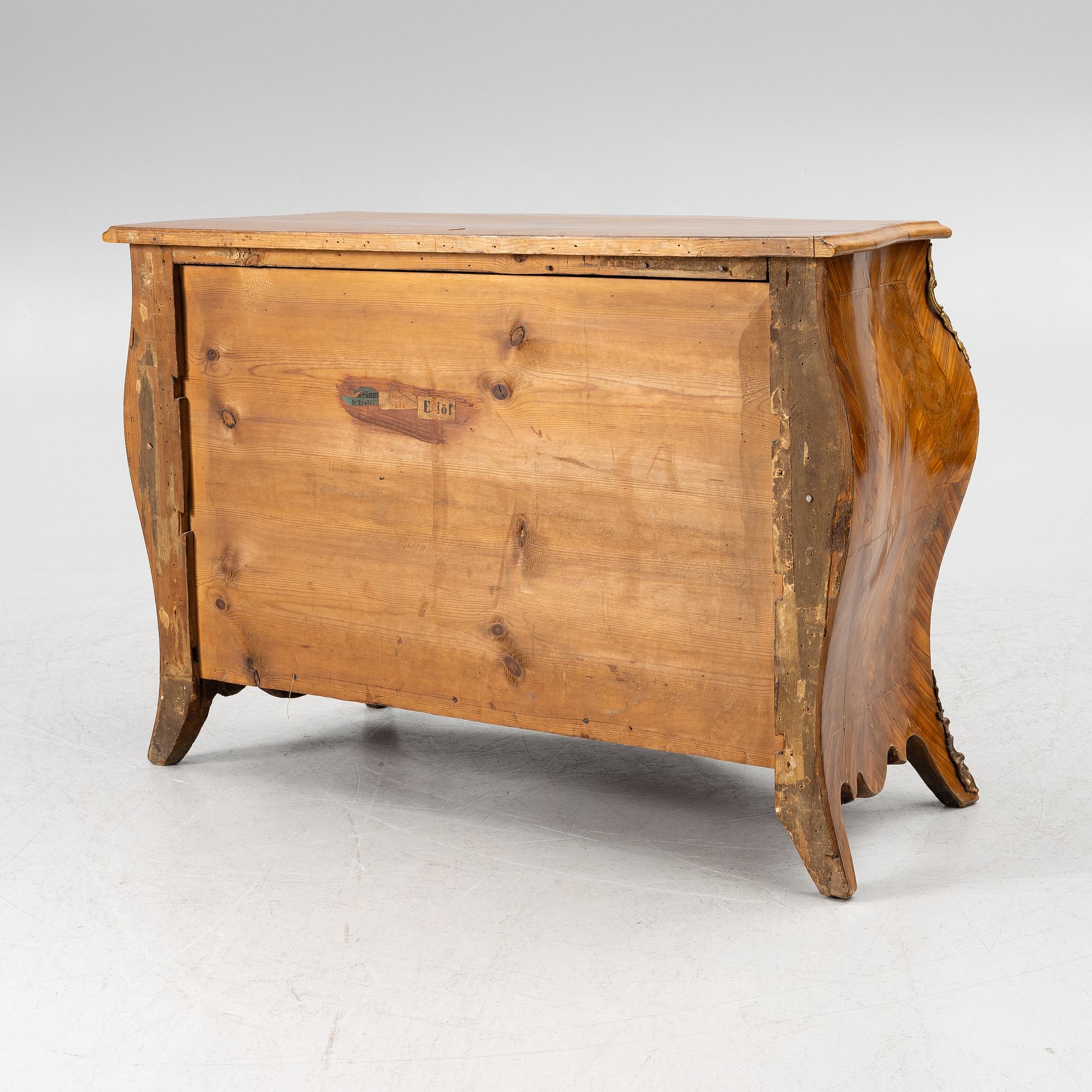 A Rococo chest of drawers, second half of the 18th Century.