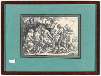 Georg Pencz · GEORG PENCZ, kopparstick, troligen 1500-tal.