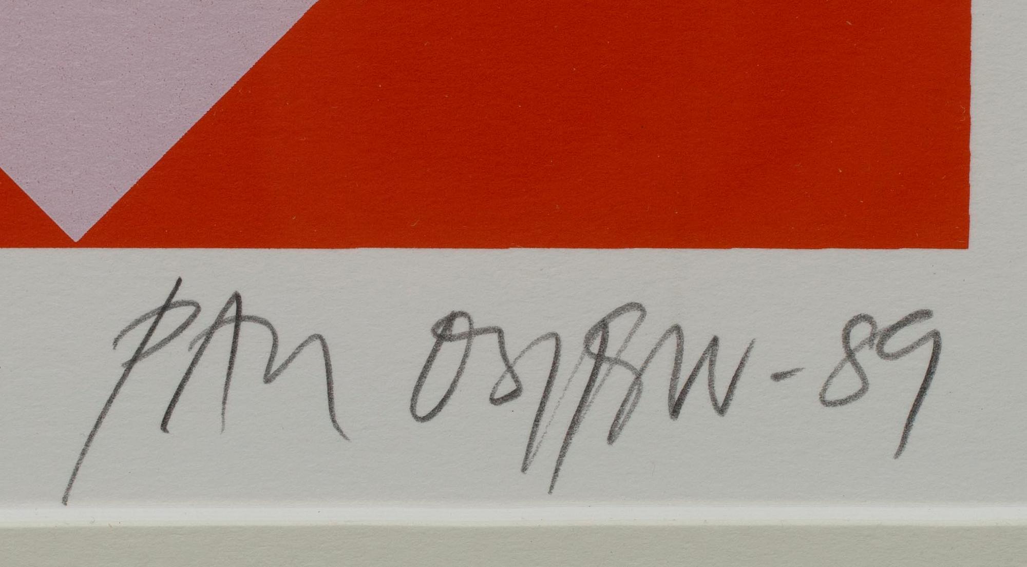 PAUL OSIPOW, serigrafi, sign. och dat. -89.