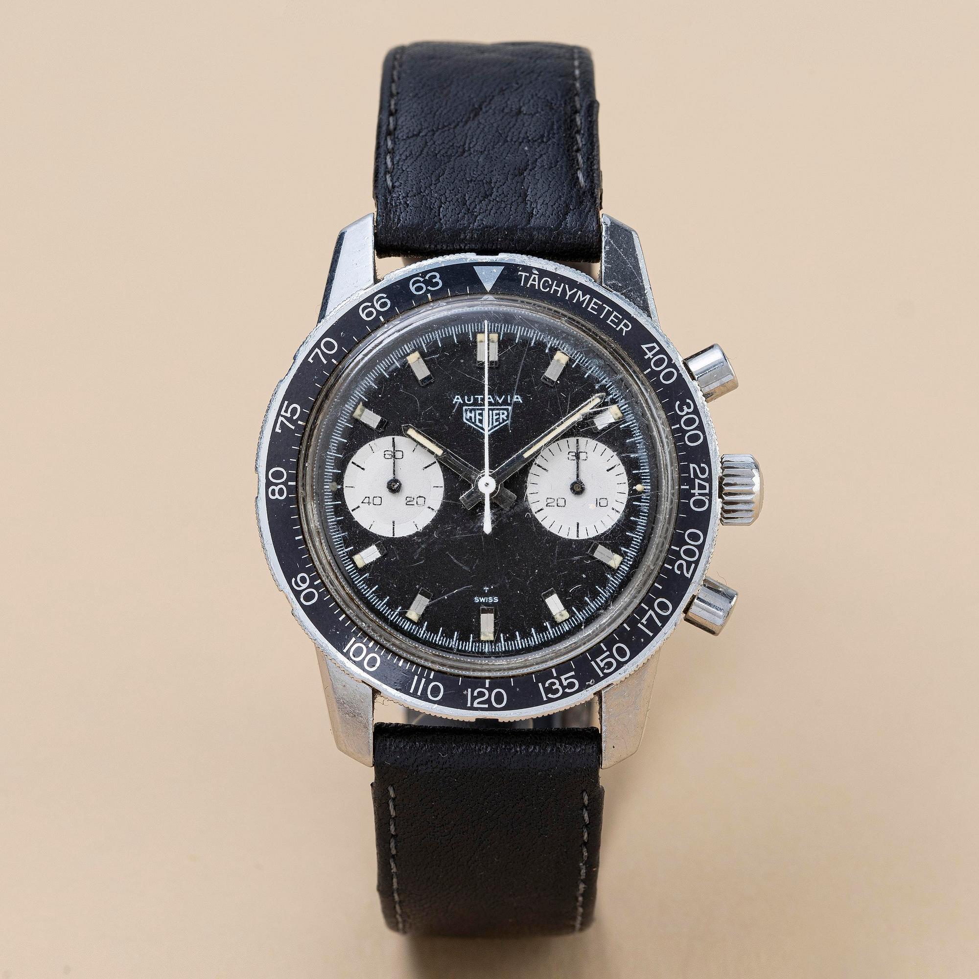 Heuer, Autavia, "Compressor Case", ca 1970.