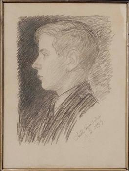 ANTTI MUUKKA, lyijykynäpiirustus, sign. ja päiv. 18 II 1939.