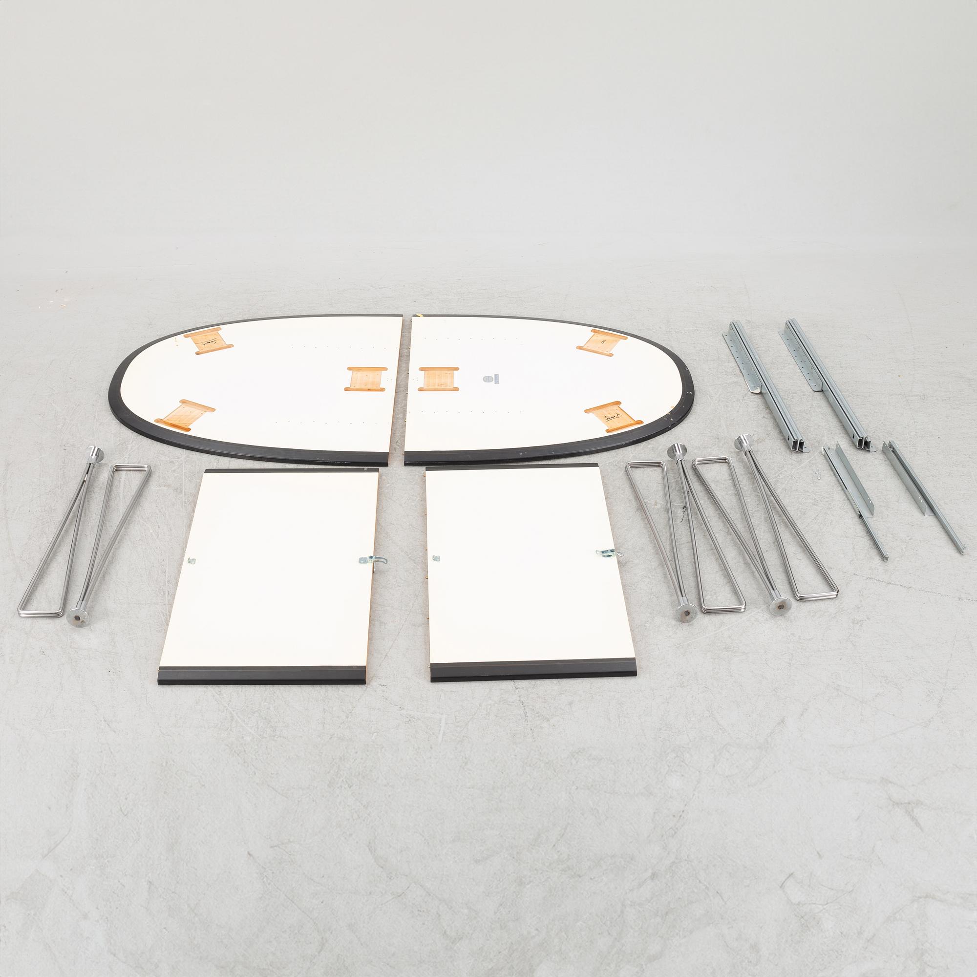 Bruno Mathsson & Piet Hein, a "Superellips" dining table, Bruno Mathsson International, Sweden, 2011.