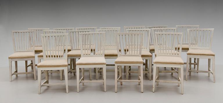 STOLAR, 18 st snarlika, allmoge, sk Leksand, 1800-tal.