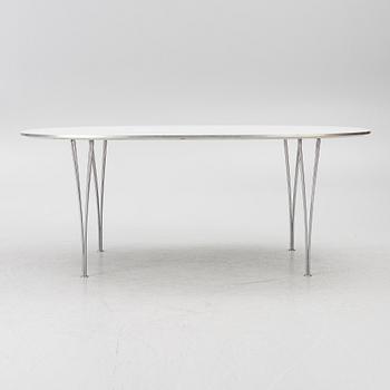Bruno Mathsson & Piet Hein, dining table, “Superellipse”, Fritz Hansen, Denmark.