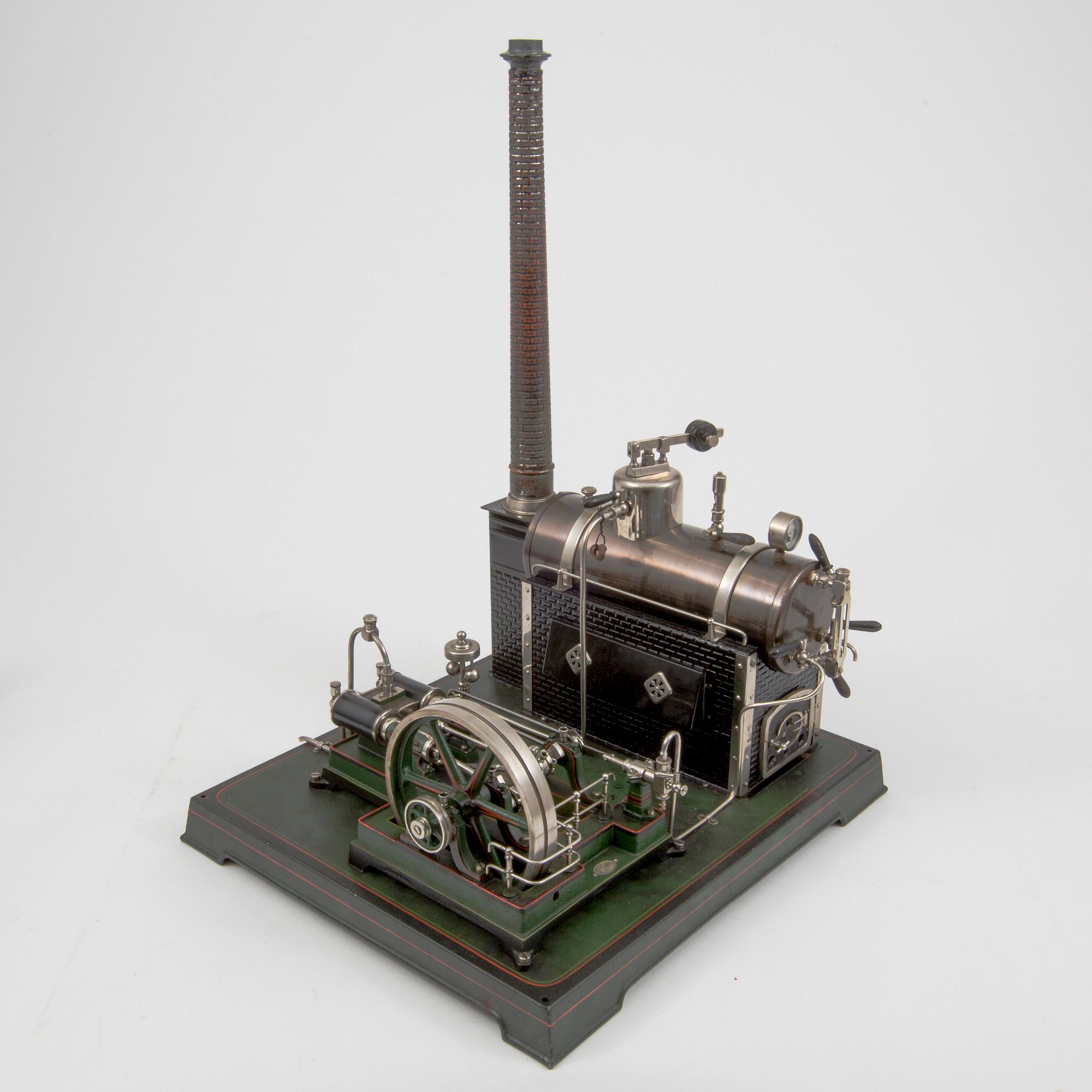 A Doll & Cie steam engine Germany 1930s.