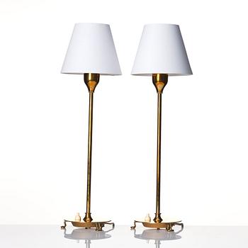 Josef Frank, a pair of table lamps model "2552", Firma Svenskt Tenn, Sweden.