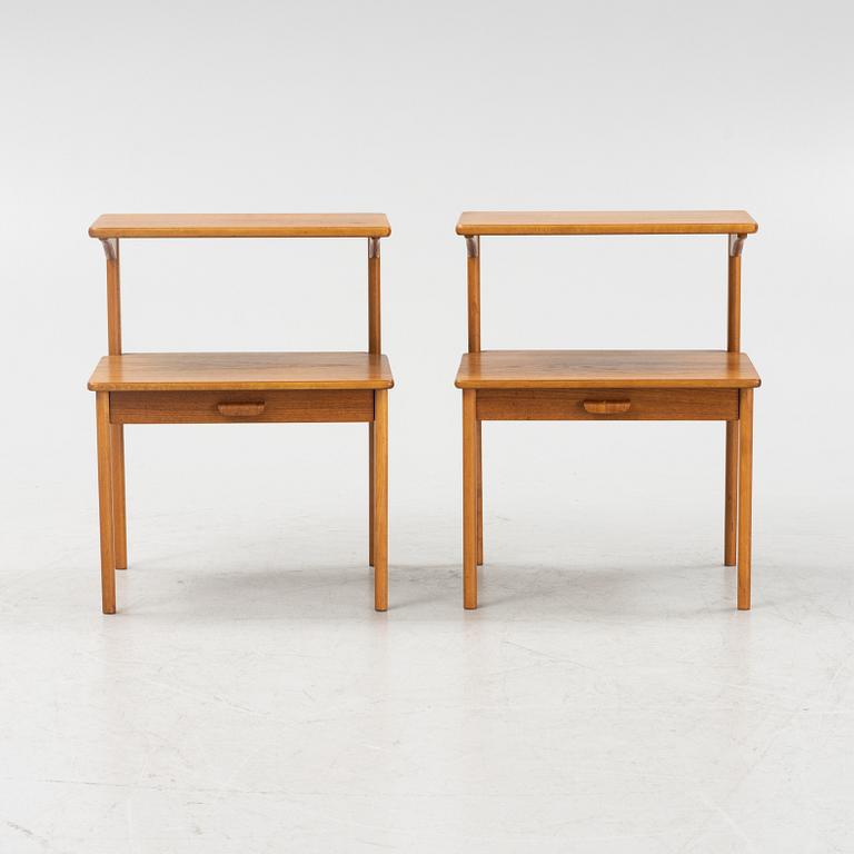 Sängbord, ett par, 1950/60-tal.