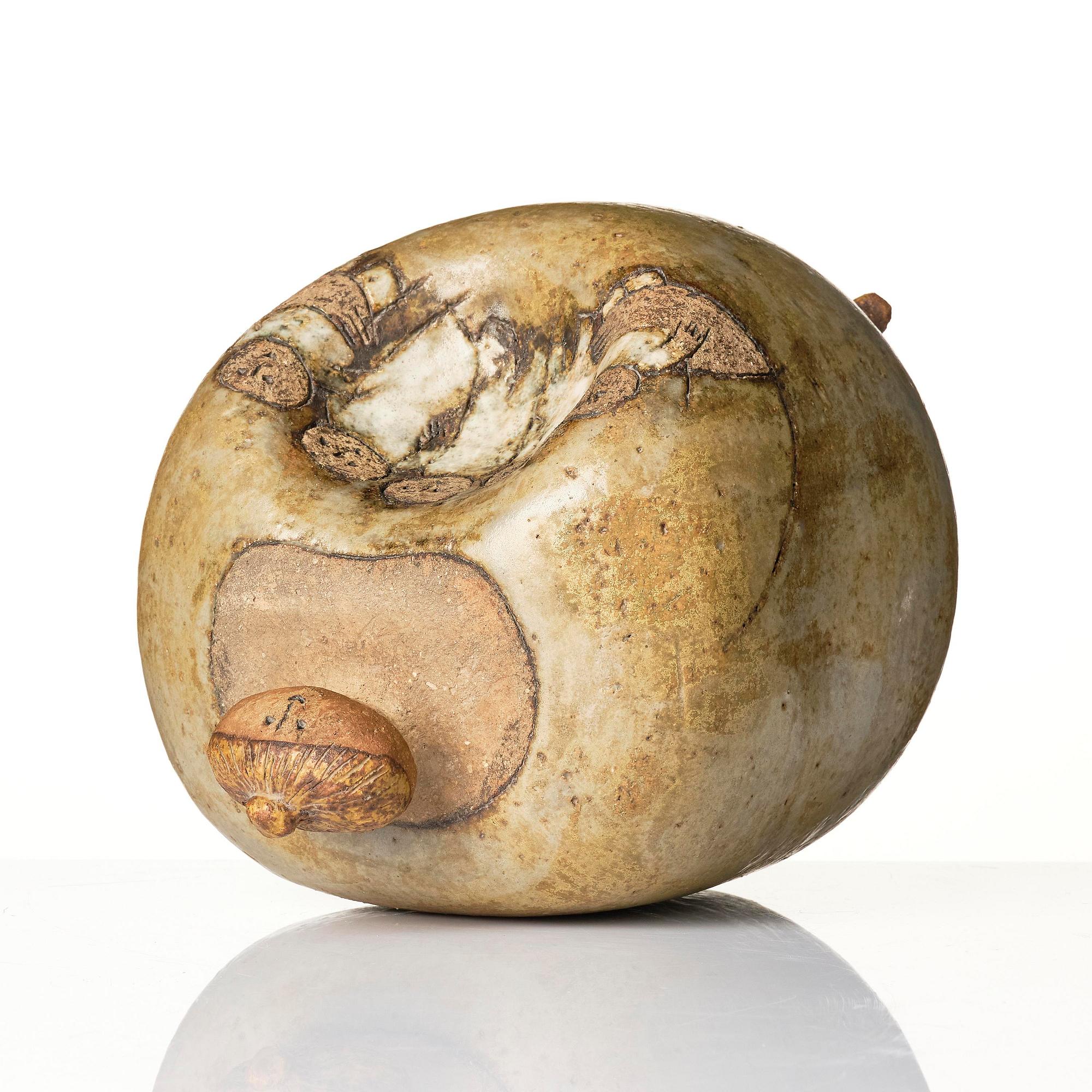 Lisa Larson, a stoneware sculpture of a mother with children, Gustavsberg Studio circa 1960.