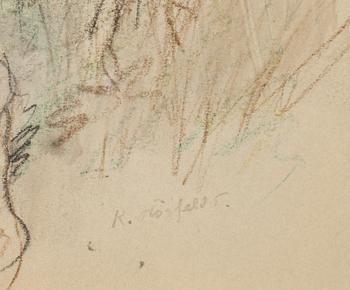 ROBERT HÖGFELDT, blandteknik, sign.