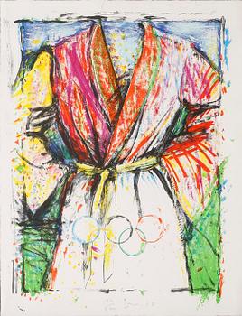 JIM DINE, färglitografi, signerad, daterad -88 samt numrerad 174/300.