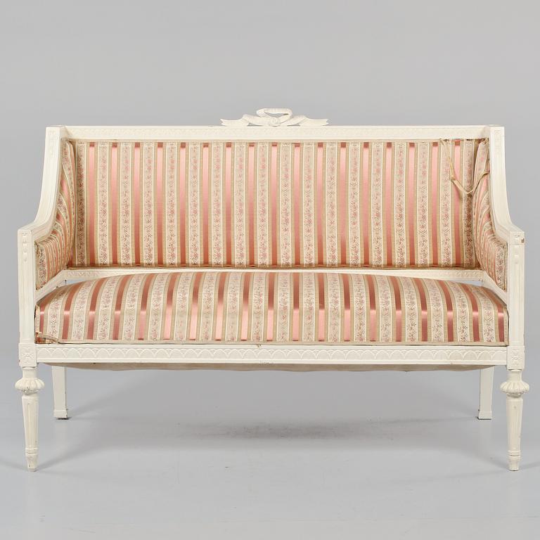SOFFA, gustaviansk stil, 1800-tal.