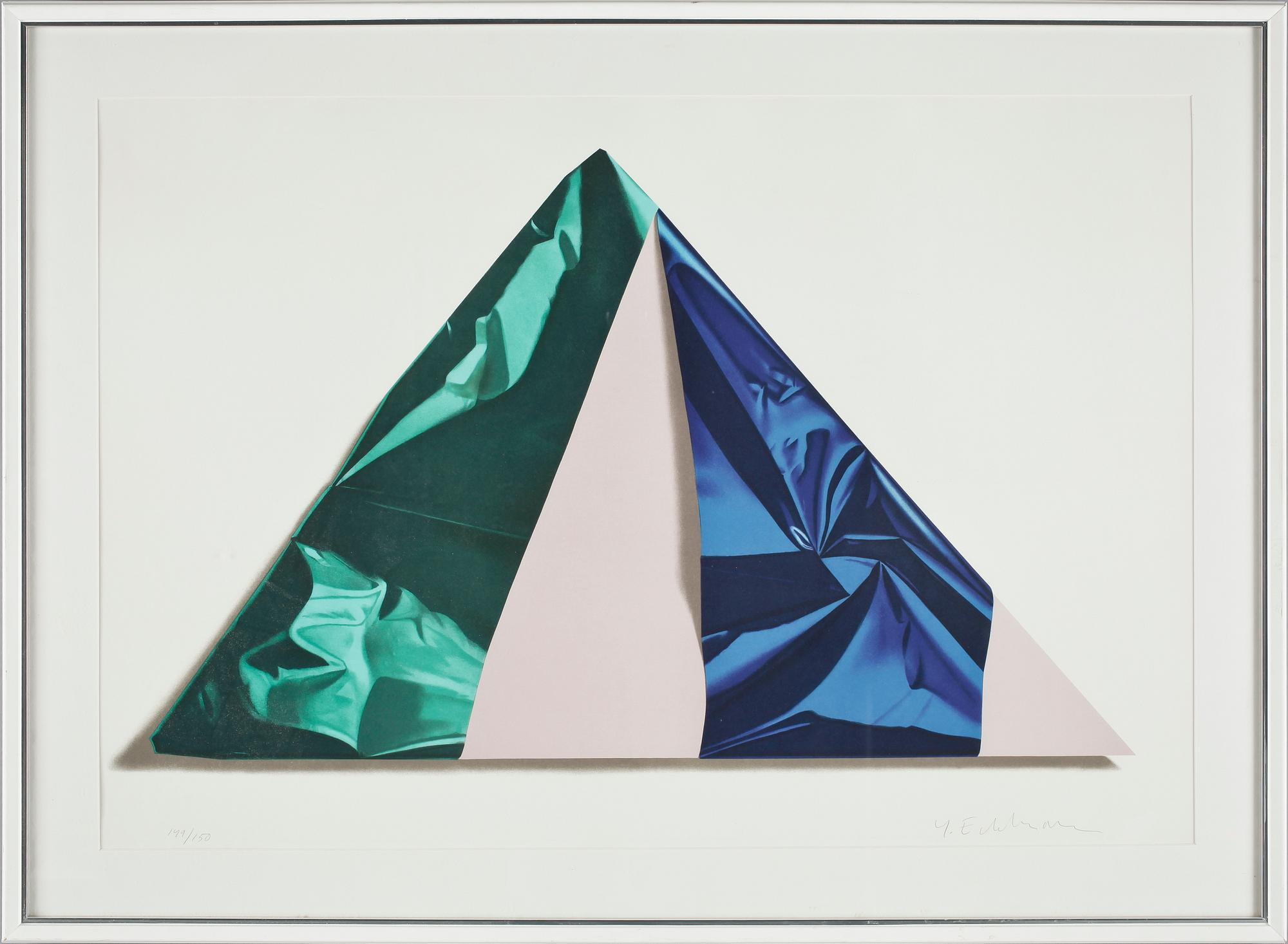 YRJÖ EDELMANN, färglitografi. Sign och numr 149/150.